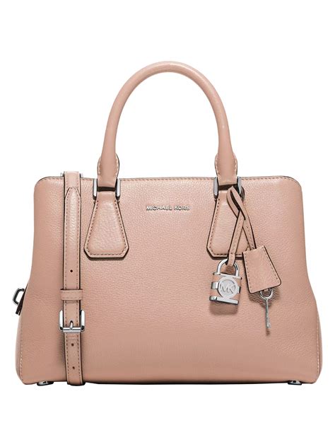 michael kors camille leather satchel ballet